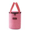 Handheld cylindrical insulated lunch bag, lunch box bag, portable, meal bag, waterproof, picnic bag, simple