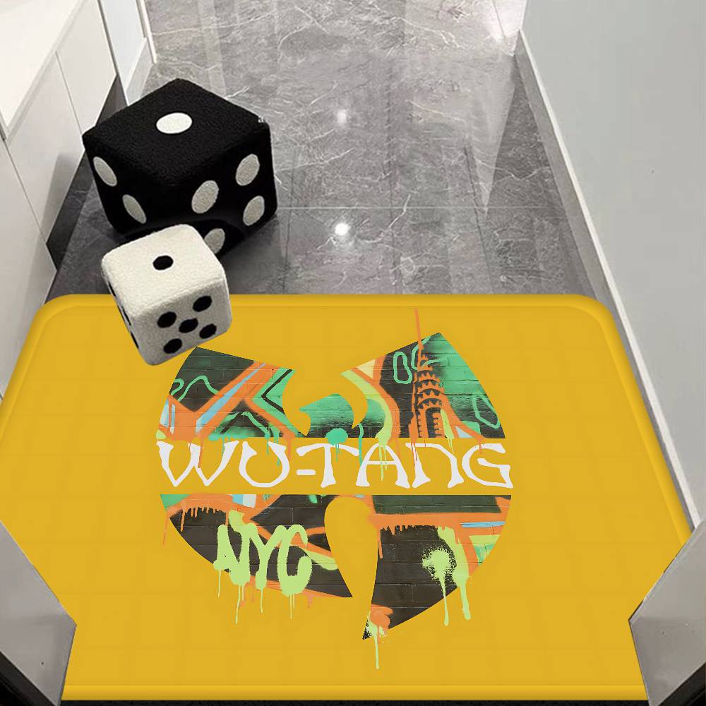 WU-T-TANG CLAN Tappetino da Pavimento Retrò Scelta Multipla Tappeto per Soggiorno Cucina Antiscivolo Decorazione Moderna per la Casa