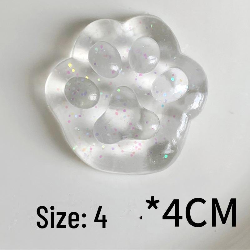 

Симпатичные кубики льда с морской солью в стиле Xiaohongshu, гелевые игрушки для снятия стресса White gold powder cat s claw