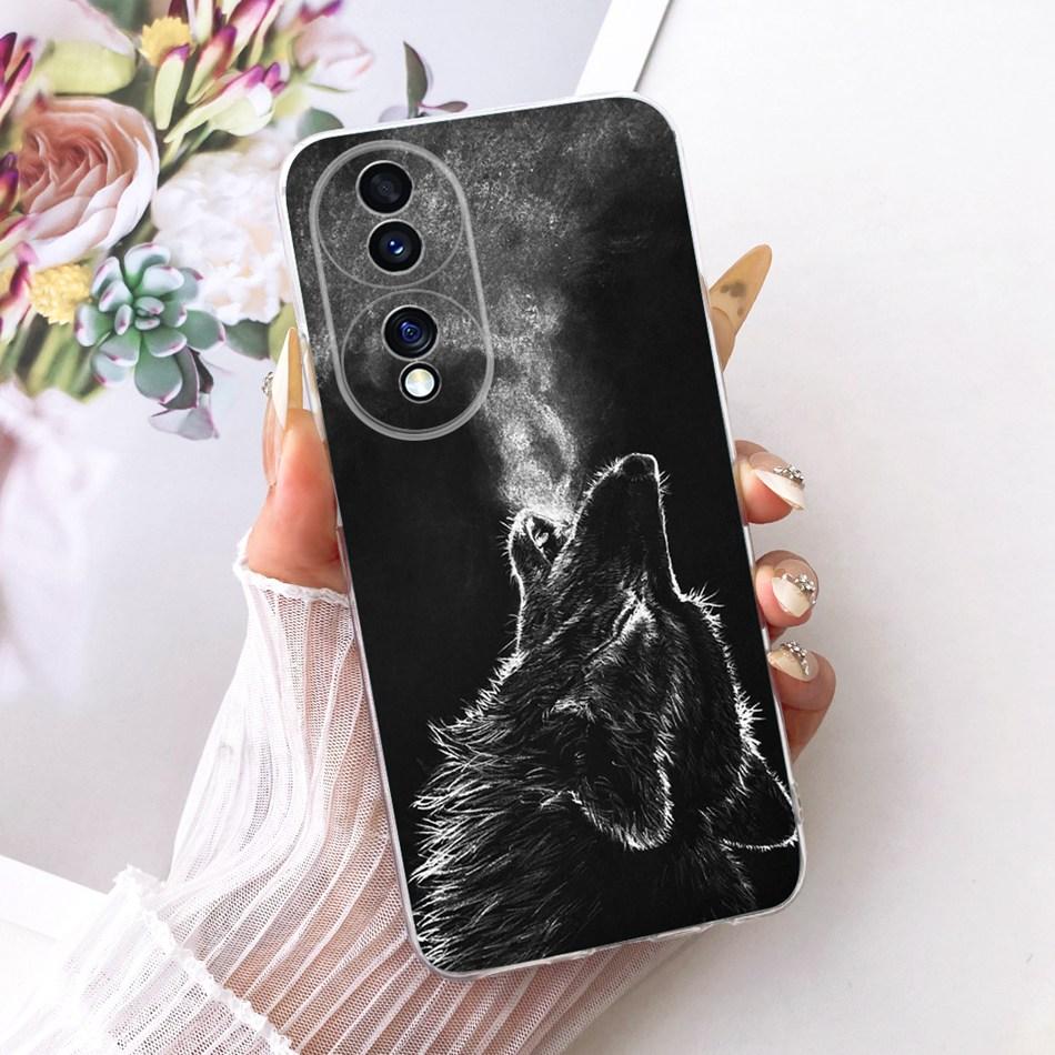 

For Honor 70 70Pro Pro+ Cool Dragon Tiger Pattern Phone Case For Honor70 70 Pro Plus 5G Soft Silicone TPU Cases Honr 70 Pro (Plus)