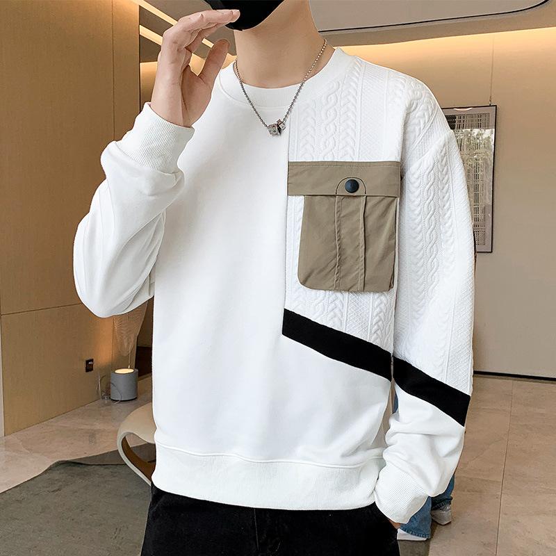 New Spring Sweatshirts for Men In Spring and Autumn Trendy Loose Autumn Outfits with Outerwear for Students