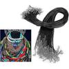 Necklace Cord, Waxed Cord Necklace, 100 Pieces Wax Cord With Lobster Claw Clasp, Waxed Thread For Diy Jewelry Findings