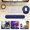 Sushret Wrist Rest Mouse Pad Wrist Memory Palm Ergonomic Suitable for Office and Cute Design 3-Piece Set Support, Foam, Gel-Filled Rest, Non-Slip,