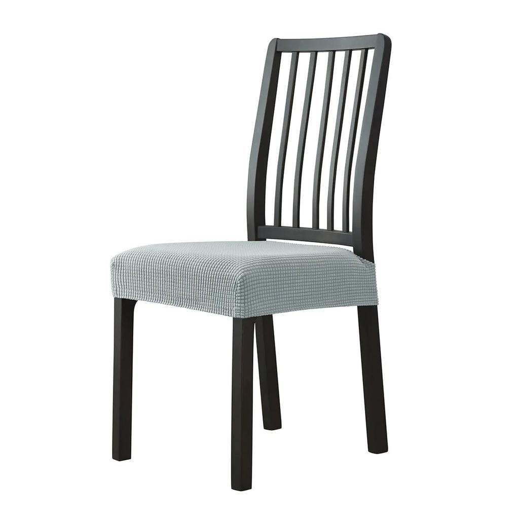 Housse de chaise en Jacquard sans dossier, housse de chaise pour salle à manger, maison, mariage, bureau, extensible, Anti-salissure, sans dossier, 1 pièce