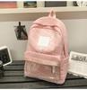 Schoolbag1011 new backpack personalized fashion lightweight waterproof load reduction large capacity universal school bag leisure travel backpack