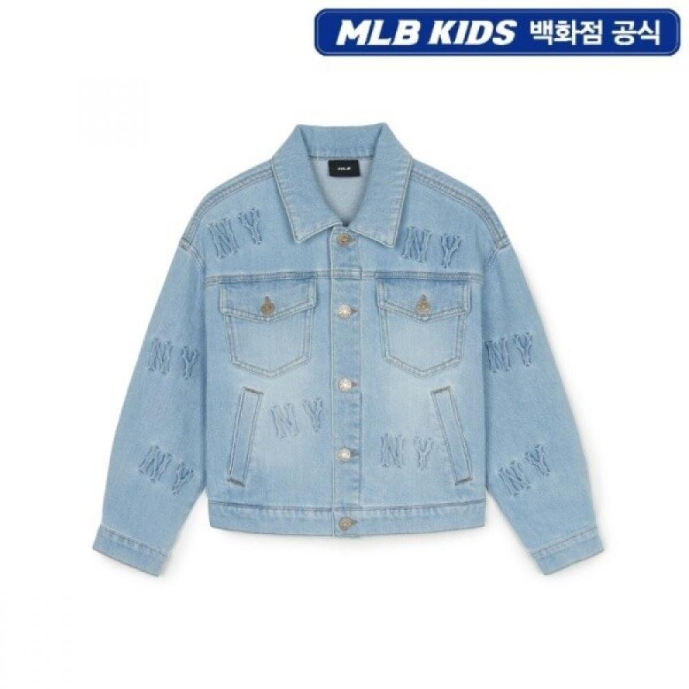

Mlb Kids Megagram Denim Jacket Blue/130