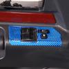 Blue Carbon Fiber Window Lift Switch Panel Trim For Toyota FJ Cruiser 2007-21