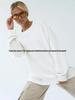 Women's Classic Solid Color Round Neck Sweatshirt - Autumn & Winter, Thickened European & American Style
