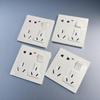 Concealed 86 Switch Single Gang Wall Socket Panel with Multifunctional Five-Hole and Eight-Hole Features