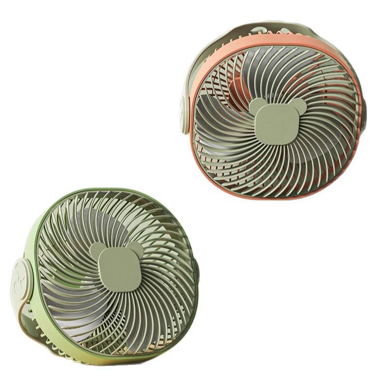 4-in-1 Wall-Mounted Fan: Cordless, Drill-Free Installation, Portable, Silent Cooling, Hanging Design