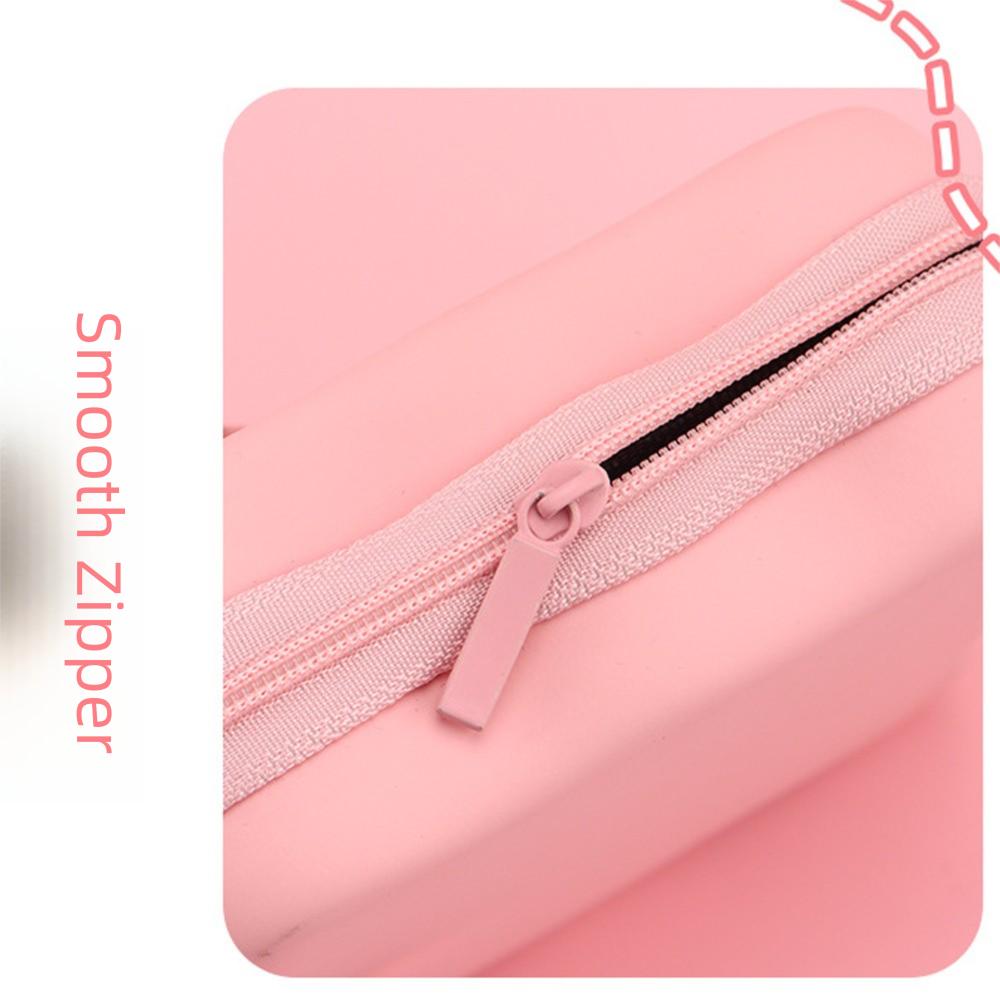 Portable Zipper Bag 3D Love Heart Pocket Pouch Fashion Storage Bags  Headphone Data Cable