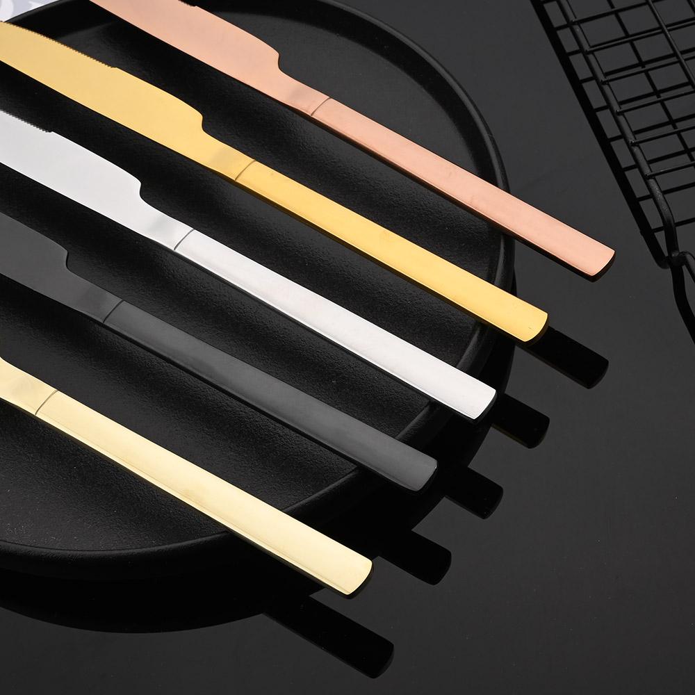 12Pcs Rose Gold Dinnerware Set Stainless Steel Cutlery Set Fork Knife Coffee Spoon Tableware Silverware Kitchen Flatware Set