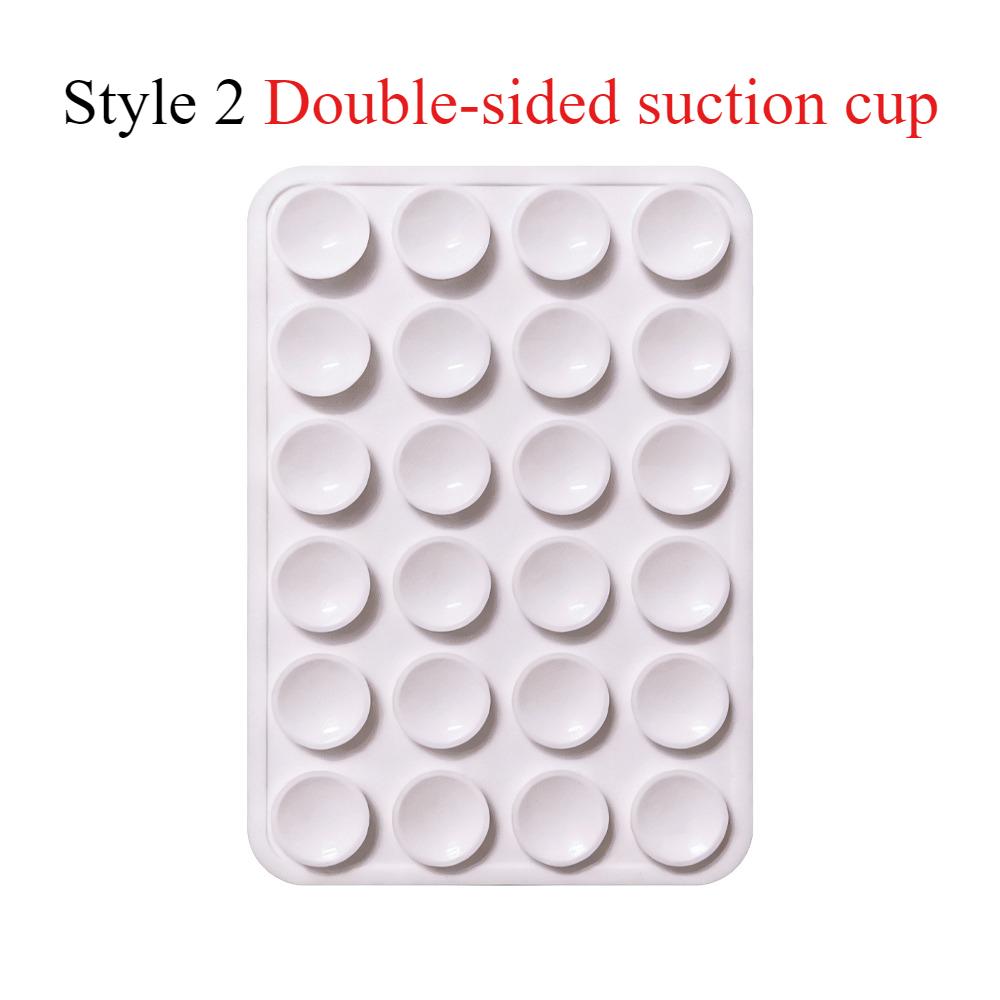 Sticker/Double-sided Suction Cup Adhesive Silicone Suction Pad Bracket Multifunction Rubber Sucker Pad Durable Mobile Phone