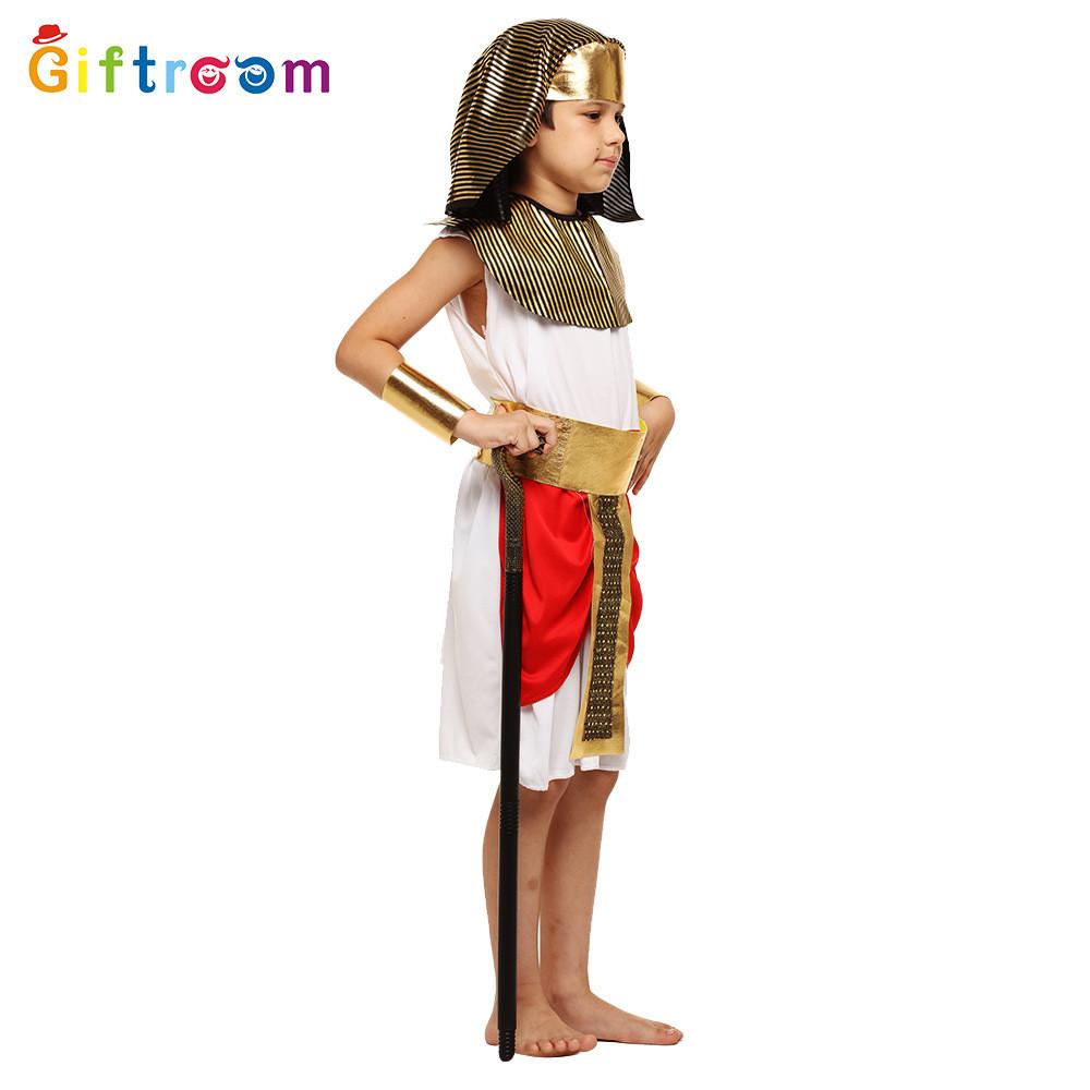 Enchanting Egyptian Prince Costume For Boys Perfect For Halloween And Stage Performances