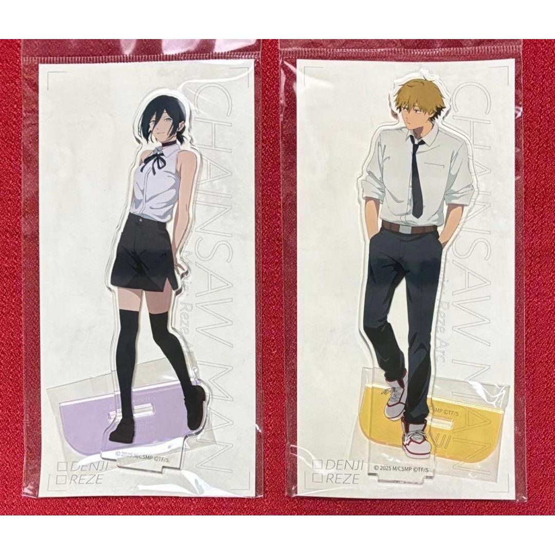 Used [Chainsaw Man Reze Edition] Venue Limited Denji & Reze Acrylic Stand (Set of 2 types)