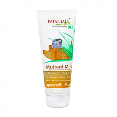 Pleťová maska ​​s léčivým jílem Multani Mitti (60 g), Face Pack Multani Mitti