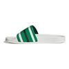 adidas Adilette Thick Sole Outdoor One-Piece Slip-Resistant Durable Rubber Slide Sandals Unisex Sandals Green White Black IG7501