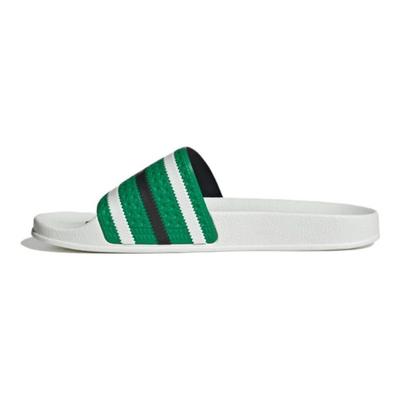 Adilette Thick Sole Outdoor One-Piece Slip-Resistant Durable Rubber Slide Sandals Unisex Sandals Green White Black IG7501