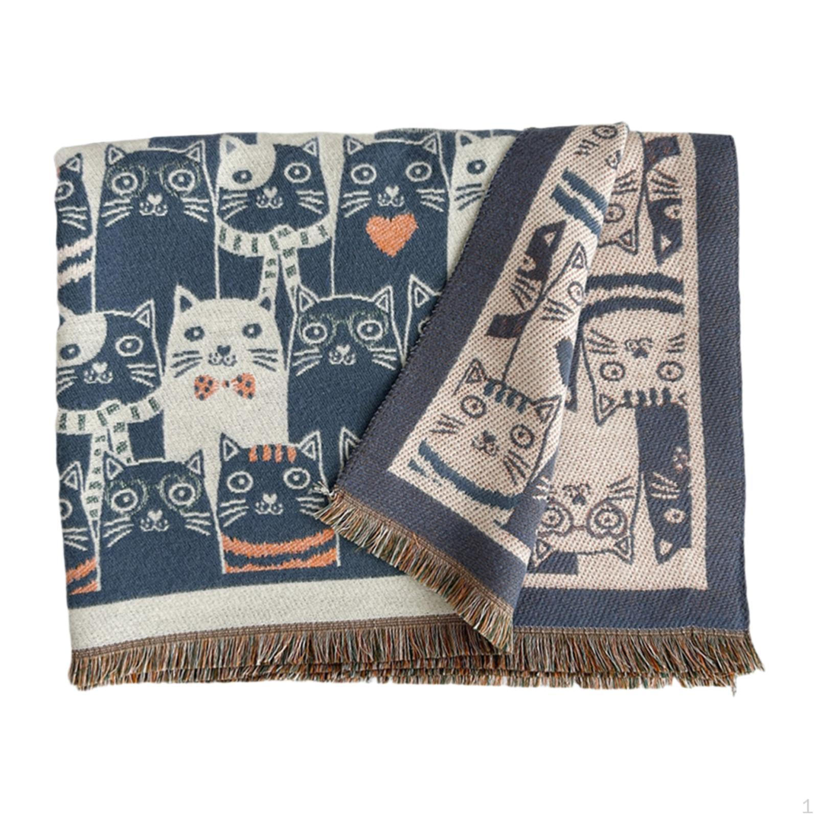 

Imitation Cashmere Scarf Comfortable Soft for Women Living Room Office