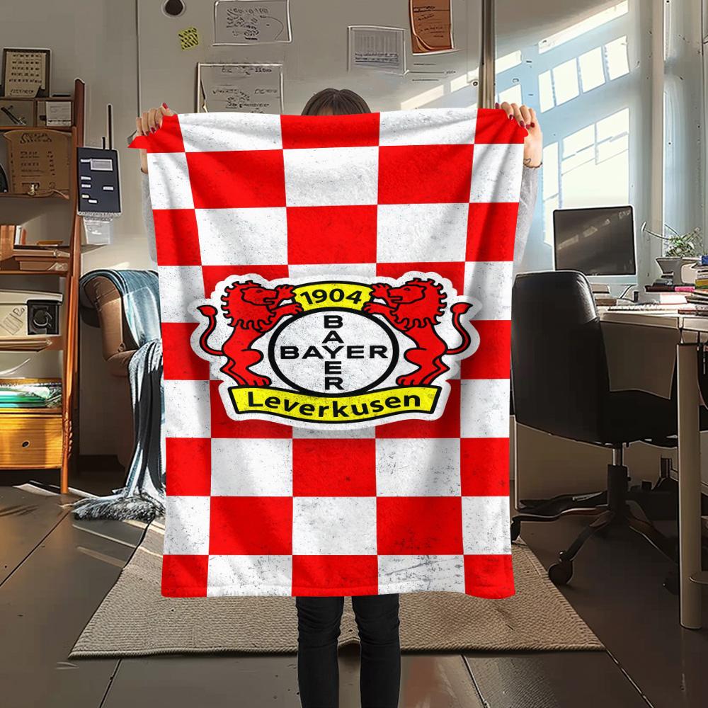 

Bayer Leverkusen logo Print FlAannel Blanket, High quality Comfortable for All Seasons, Home Decor, Warmth and Comfort 80cm x 120cm