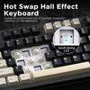 YUNZII RT80 82-Tasten-Rapid-Trigger-Tastatur, Hall-Effekt, kabellose mechanische Tastatur, Gaming, Magnetschalter, RGB-Dichtungshalterung, Hot-Swap mit benutzerdefiniertem