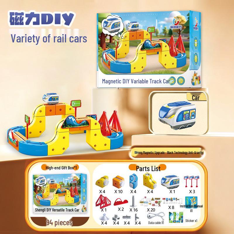 Blocs de construction compatibles pour circuit à billes pour enfants de 3 à 6 ans: Jouets éducatifs à glissade pour garçons et filles
