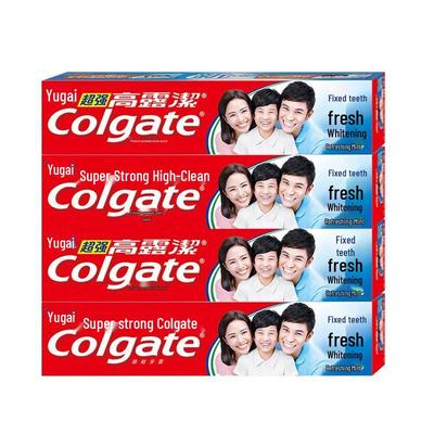 Colgate Super Mint Strong Teeth Whitening Toothpaste 4-Pack
