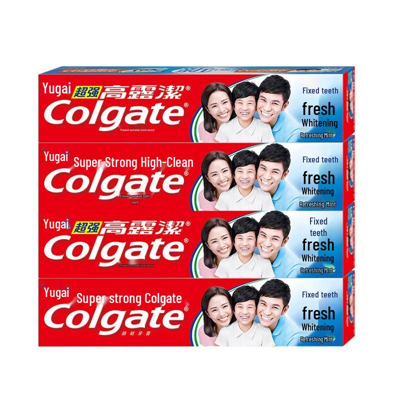 

Colgate Super Mint Strong Teeth Whitening Toothpaste 4-Pack