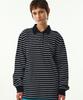 MOONSUN 01 M.C Unisex, Stripe Pk Shirt / Navy