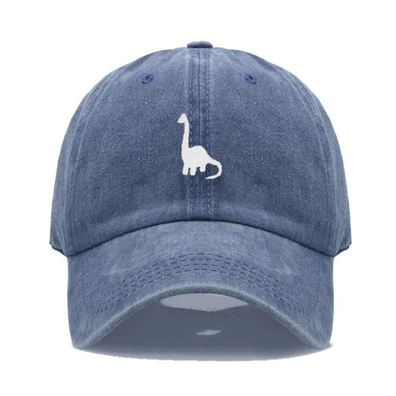 Unisex Soft Cotton Dad Hat Dinosaur Embroidery Baseball Cap For Women Men Adjustable Unisex Casual Sports Caps