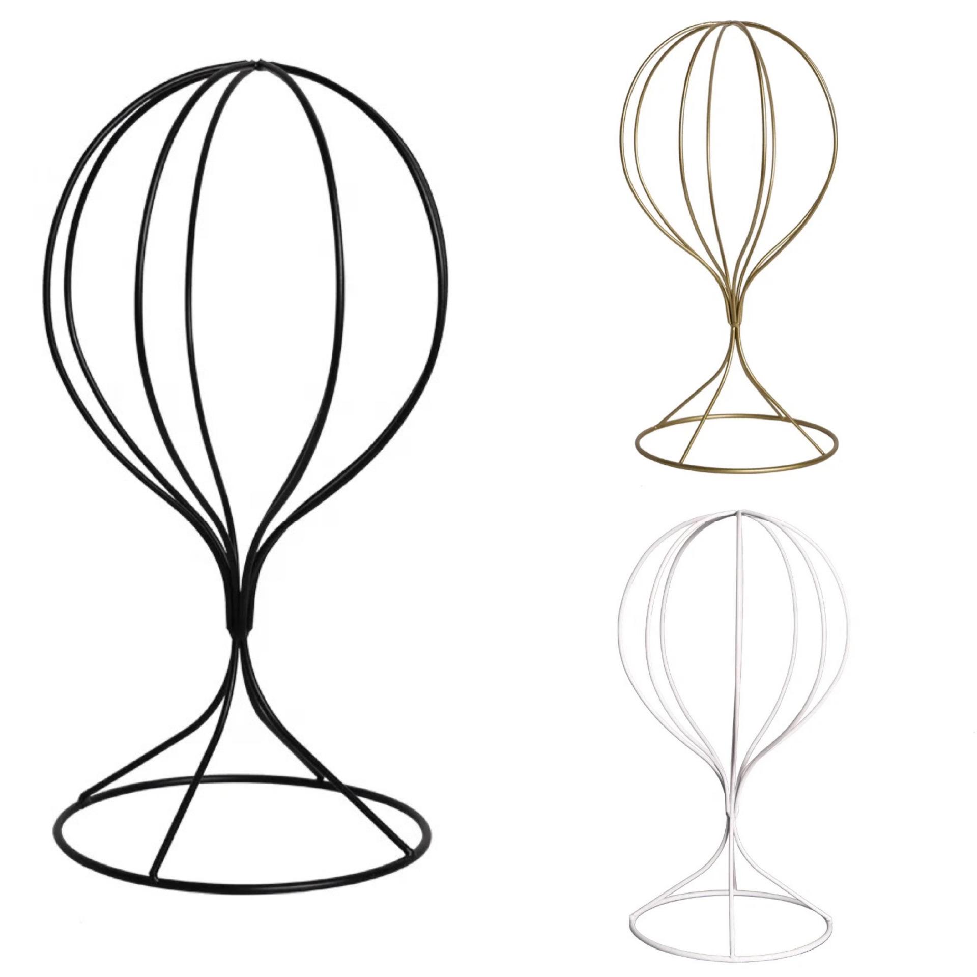 

Кованая стойка для демонстрации шляп - Металлический держатель для шляп черного, золотого или белого цвета для шляпных магазинов Black High 17*32CM