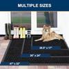 Front Door Mat Outside Entrance, Heavy Duty Sturdy Natural Rubber Doormat, Trap Dirt and Moisture, Easy Clean Low Profile Mats