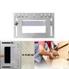 Positioner With Degree Scale Woodworking Wardrobe Hole Punch Drill Guide Punch Locator Cabinet Jig