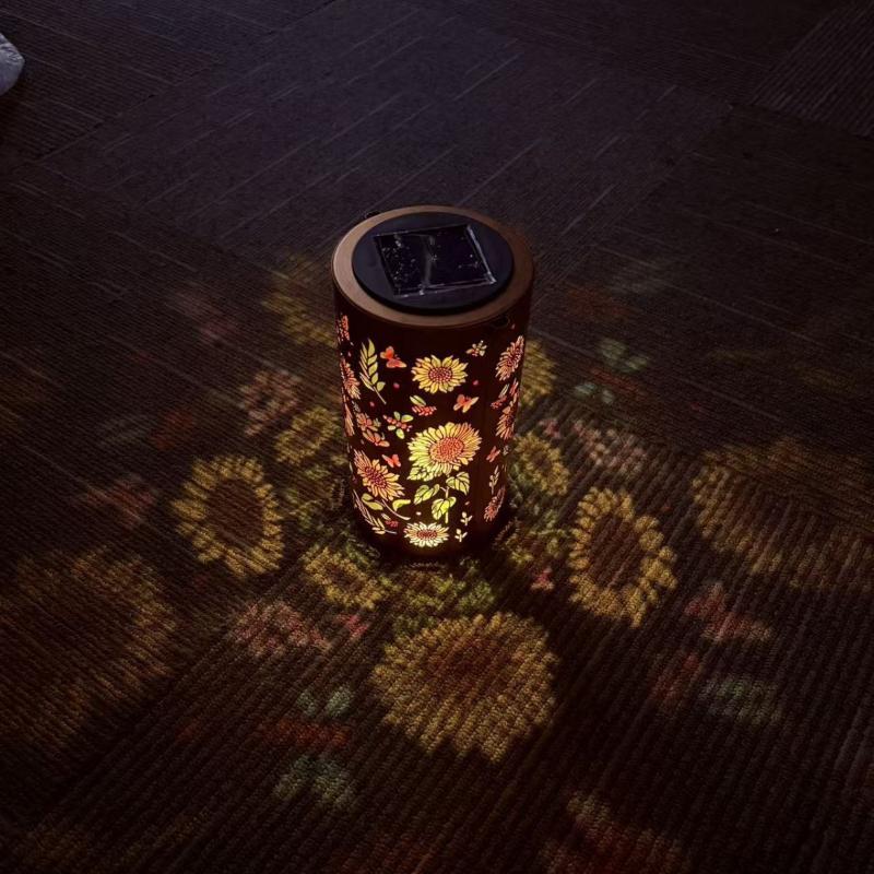 One LED Hanging Solar Lantern Outdoor Waterproof Decorative Garden Light for Lawn Pathway Decor
