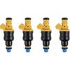 4Pcs Fuel Injectors 0280150714 Compatible with BMW E30 E36 318i 318is 1.8L M42B18 1989-1996 Replace 0280150943 0280150730