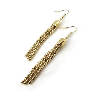 [M9450] - Designer 'Choreography' Ohrringe Gold (geometrisch)