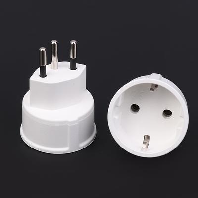 1 Piece Embedded Swiss Adapter Converter Plug Eu De Germany Socket 3 Pin Swiss Plugs Adaptor Swiss Plugs Turn To French Plugs