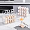 1Pcs High-capacity Multilayer Egg Storage Box Refrigerator Side Door Egg Holder Save Space Kitchen Specific Storage Egg Tray