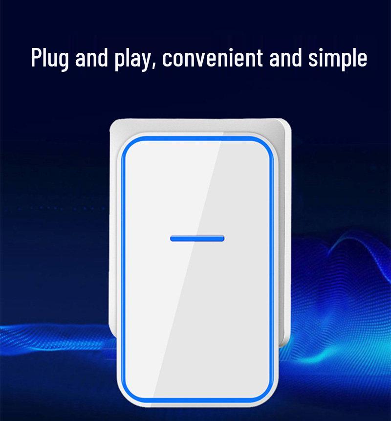 Smart Wireless Doorbell: Waterproof Remote Control Pager for Elderly
