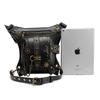 Women's Bag Punk Motorcycle Chain Bags Retro Pockets Men Mobile Phone Pockets Waist Bag Fanny Pack Leg Bag Waist Pack