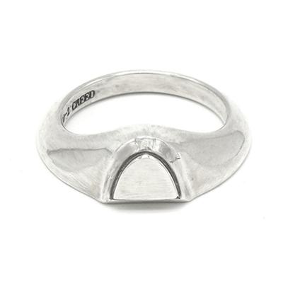ODDCOLLET Half Signet Ring (single)