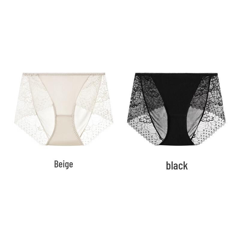 Women's 100% Silk Lace Briefs