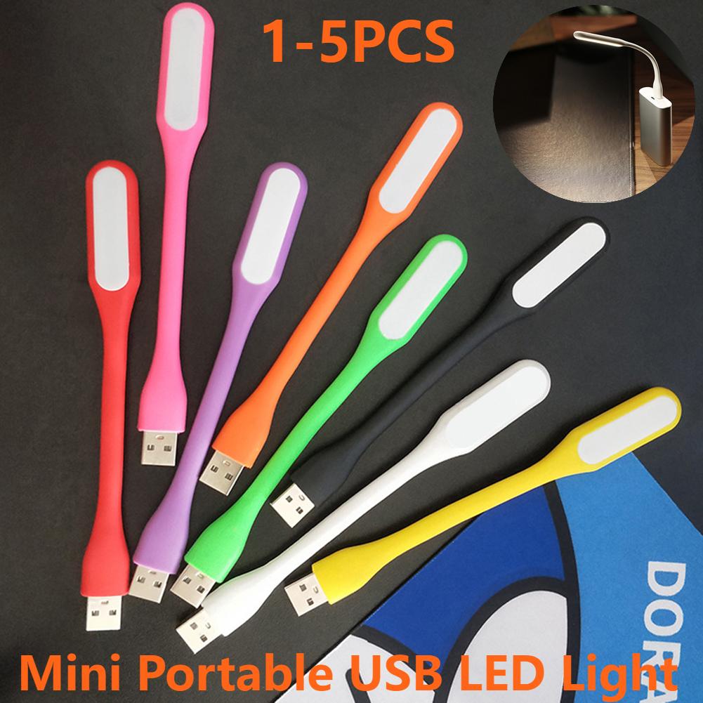 LED Night Light 3.7V USB Plug Bedroom Bedside Study Reading Eye Care Lamp Portable LED Touch for Computer Laptop Plug and Play