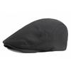 New Spring Beret Hat Men Women Solid Color Knitted Visor Golf Cap Casual Herringbone Newsboy Cap Peaked Duckbill Hat 12 Colors
