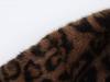 2024 Autumn Women's European & American Style Leopard Print Faux Leather & Fur Jacket