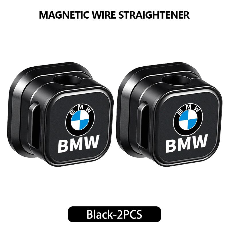 ADZW9 Magnetic Charging Cable Holder Adhesive Wire Keeper Cord Organizer For BMW Performance X1 M3 M6 F01 F02 E34 E36 E60 F10 F20 X6