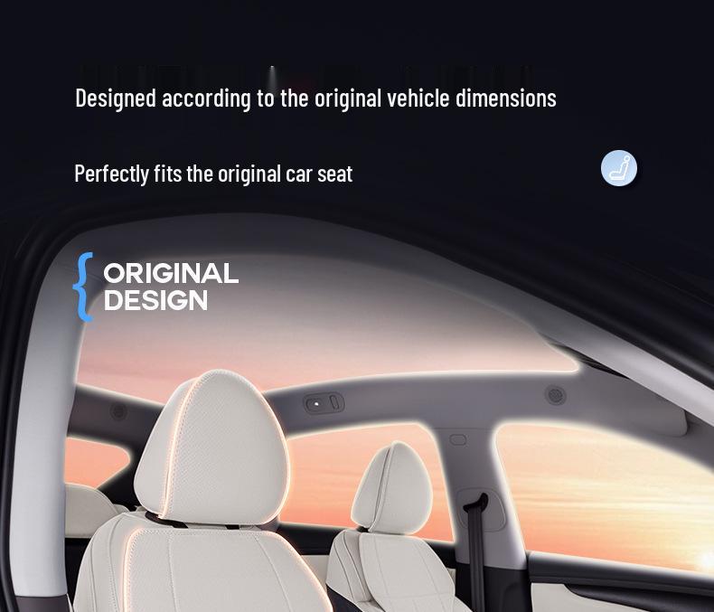 ZEEKR LS6 Genuine Leather Seat Cushion, Breathable & Ventilated, Four Seasons, Fits 2026 New Model 25 Cars