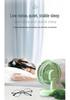 Compact Rechargeable Desktop Fan with Long Battery Life & Oscillation for Office Workers