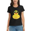 Women TShirt Cool Rubber Duck Summer Short Sleeve Tees ONeck Cotton T Shirts Clothes Tops Streetwear