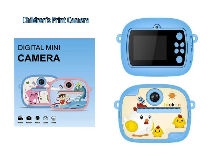 Instant Print Digital Camera for Kids - Photography and Learning Toy for Birthdays